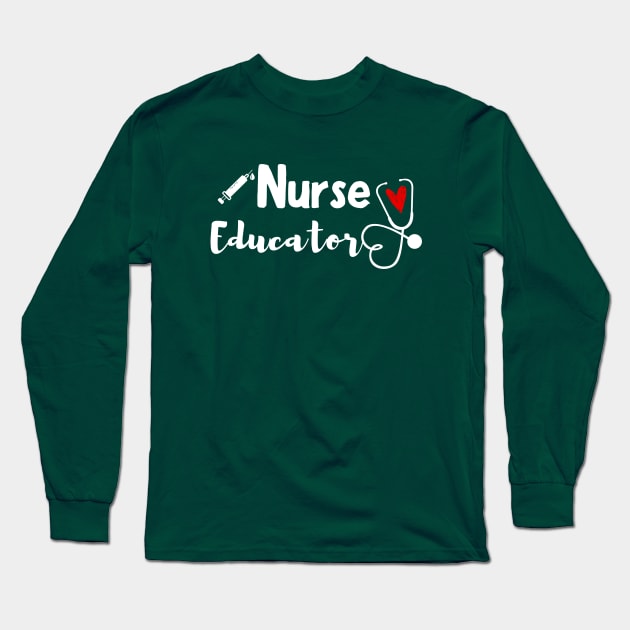 Medical Nurse - Nurse Educator Long Sleeve T-Shirt by JunThara